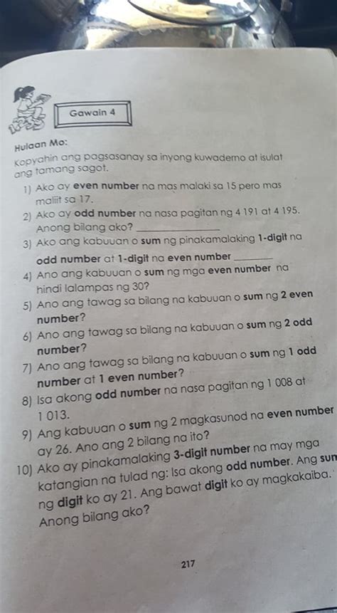 ako ay odd number na nasa pagitan ng 4191 at 4195|Odd and even numbers quiz .